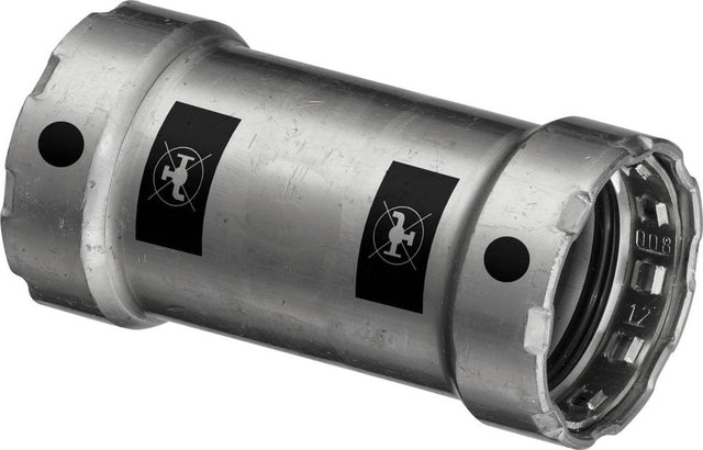 Viega Megapress-Schiebemuffe, DN 25 Stahl unlegiert, Zink-Nickel-Beschichtung Modell 4215.5, 694838