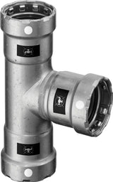 Viega Megapress S-T-Stück, DN 20 Stahl unlegiert, Zink-Nickel-Beschichtung Modell 4318, 770174