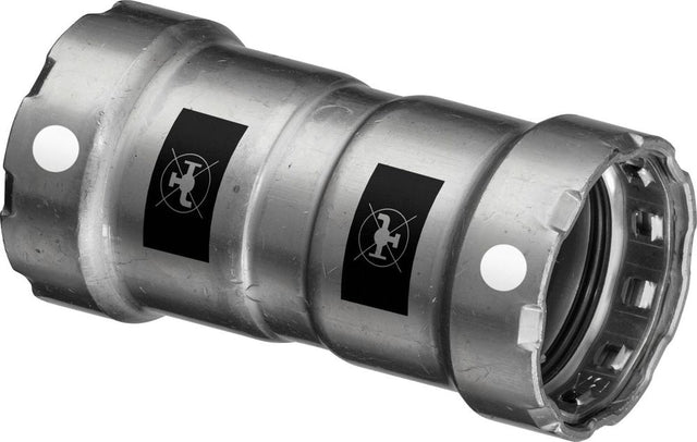 Viega Megapress S-Muffe, DN 50 Stahl unlegiert, Zink-Nickel-Beschichtung Modell 4315, 769673