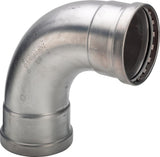 Viega Sanpress Inox XL-Bogen 90 Grad, d 76,1mm Stahl nichtrostend Modell 2316XL, 482596