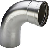 Viega Sanpress Inox XL-Bogen 90 Grad, d 76,1mm Stahl nichtrostend Modell 2316.1XL, 482626