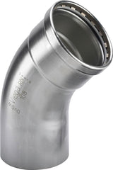Viega Sanpress Inox XL-Bogen 45 Grad, d 108,0mm Stahl nichtrostend Modell 2326.1XL, 482701