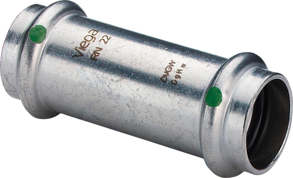 Viega Sanpress Inox-Schiebemuffe, d 28mm Stahl nichtrostend Modell 2315.5, 436407