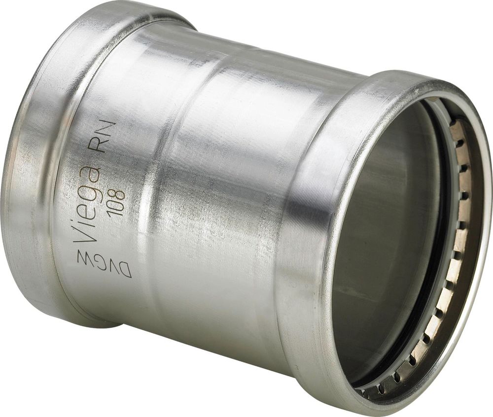 Viega Sanpress Inox XL-Schiebemuffe, d 108,0mm Stahl nichtrostend Modell 2315.5XL, 482855
