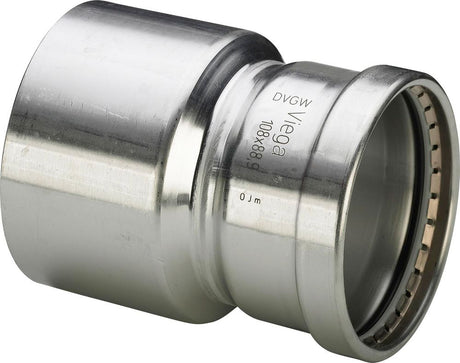 Viega Sanpress Inox XL-Reduzierstück, d1 108,0, d2 88,9 Stahl nichtrostend Modell 2315.1XL, 483180