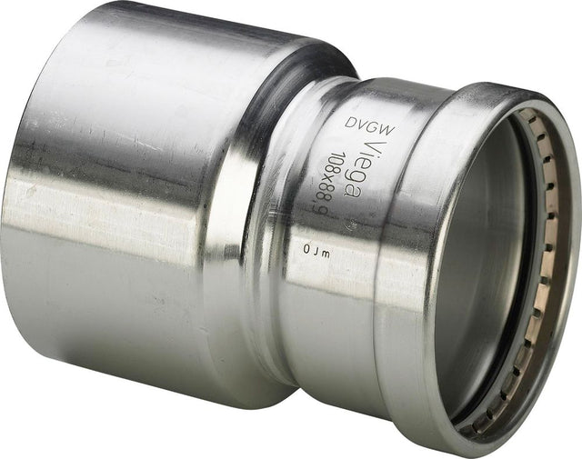 Viega Sanpress Inox XL-Reduzierstück, d1 108,0, d2 54 Stahl nichtrostend Modell 2315.1XL, 483166