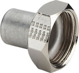 Viega Sanpress Inox-Anschlussverschraubung, d 22mm, G 1 Messing vernickelt, Stahl nichtrostend Modell 2364, 438203