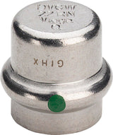 Viega Sanpress Inox-Kappe, d 42mm Stahl nichtrostend Modell 2356, 452902