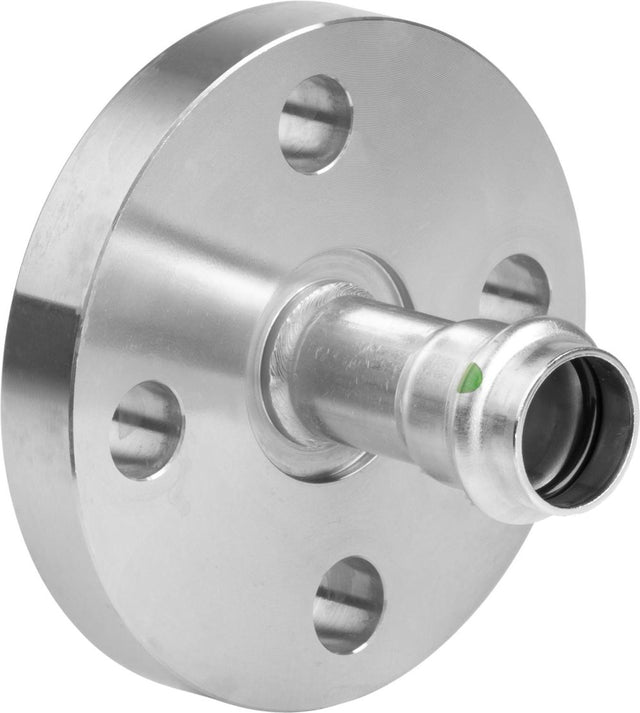 Viega Sanpress Inox-Flanschübergang, DN 32, d 35mm, n 4 Stahl nichtrostend Modell 2359, 593339