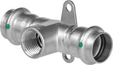 Viega Sanpress Inox-Wandscheiben-T-Stück, d1 15, Rp 1/2, d2 15 Stahl nichtrostend Modell 2317.3, 744083