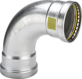 Viega Sanpress Inox G XL-Bogen 90 Grad, d 108,0mm Stahl nichtrostend Modell 0216XL, 577506