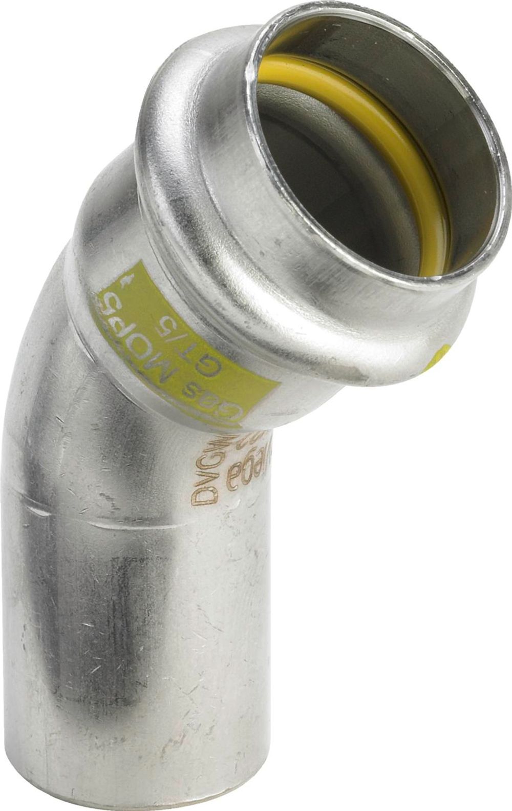 Viega Sanpress Inox G-Bogen 45 Grad, d 18mm Stahl nichtrostend Modell 0226.1, 486204