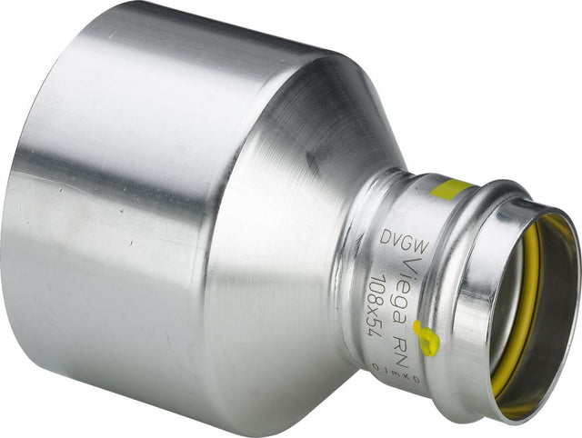Viega Sanpress Inox G XL-Reduzierstück, d1 108,0, d2 76,1 Stahl nichtrostend Modell 0215.1XL, 578411