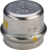 Viega Sanpress Inox G-Kappe, d 22mm Stahl nichtrostend Modell 0256, 487256