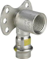 Viega Sanpress Inox G-Wandscheibe, d 22mm, Rp 3/4 Stahl nichtrostend Modell 0225.5, 493974