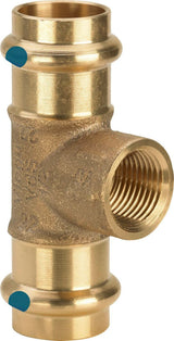 Viega Sanpress LF-T-Stück, d1 15, Rp 1/2, d2 15 Rotguss oder Siliziumbronze Modell 2217.2LF, 430245