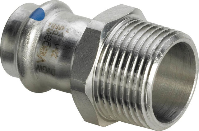 Viega Sanpress Inox LF-Übergangsstück, d 28mm, R 1 Stahl nichtrostend Modell 2311LF, 665791