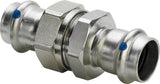 Viega Sanpress Inox LF-Verschraubung, d 28mm Messing vernickelt, Stahl nichtrostend Modell 2360LF, 666514
