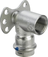 Viega Sanpress Inox LF-Wandscheibe, d 18mm, Rp 1/2 Stahl nichtrostend Modell 2325.5LF, 667078