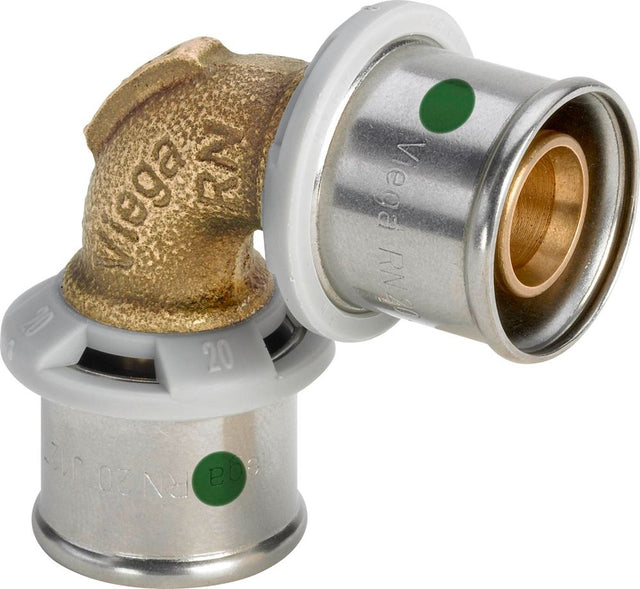 Viega Sanfix Fosta Sanfix P-Bogen 90 Grad, d 40mm Rotguss Modell 2116, 566234