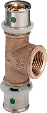 Viega Sanfix Fosta Sanfix P-T-Stück, d1 40, Rp 3/4, d2 40 Rotguss Modell 2117, 566562
