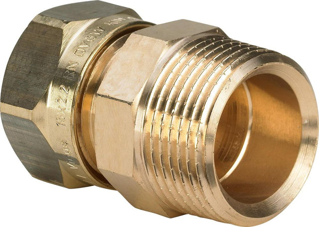 Viega Sanfix Fosta Sanfix-Übergangsverschraubung, d 20mm, R 3/4 Rotguss Modell 2011, 102289