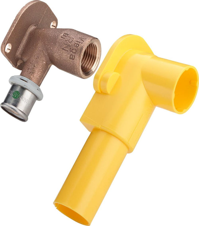 Viega Sanfix Fosta Sanfix P-Wandscheibe, d 16mm, Rp 1/2 Rotguss, Kunststoff Modell 2125.3, 303679