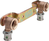 Viega Sanfix Fosta Sanfix P-Montageeinheit, d 16mm, Rp 1/2, Stichmaß 150 Rotguss, Stahl verzinkt Modell 2124, 310578