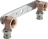 Viega Sanfix Fosta Sanfix P-Montageeinheit, d 16mm, Rp 1/2, Stichmaß 150 Rotguss, Stahl verzinkt Modell 2124.05, 331542