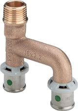 Viega Sanfix Fosta Sanfix P-Erweiterungsstück, R 1/2, d 16mm Rotguss Modell 2126.31, 317102