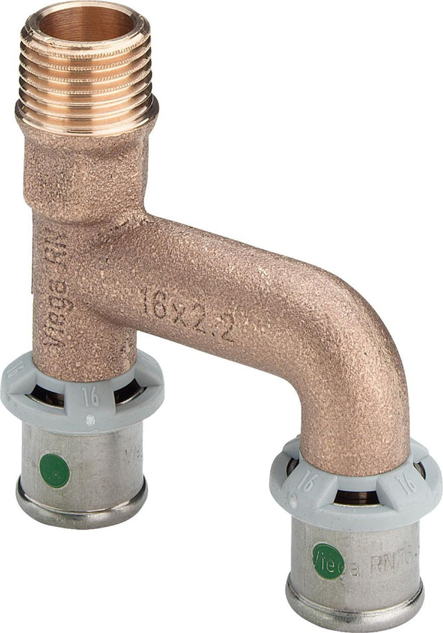 Viega Sanfix Fosta Sanfix P-Erweiterungsstück, R 1/2, d 16mm Rotguss Modell 2126.31, 317102