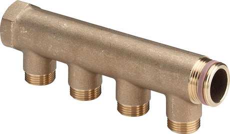 Viega Sanfix Fosta Verteiler, n 2, L 100 Messing Modell 1057, 108779