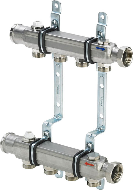 Viega Sanfix Fosta Verteiler, n 2 Edelstahl Modell 1078, 586225