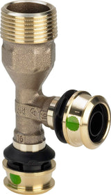 Viega Raxofix-T-Stück, R 3/4, d1 20, d2 20 Siliziumbronze Modell 5326.4, 647643