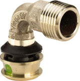 Viega Raxofix-Übergangsbogen 90 Grad, d 20mm, R 3/4 Siliziumbronze Modell 5314, 646011
