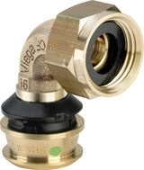 Viega Raxofix-Anschlussverschraubung 90 Grad, d 16mm, G 3/4 Siliziumbronze Modell 5355, 646394