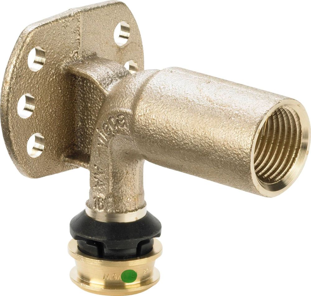 Viega Raxofix-Wandscheibe, d 16mm, Rp 1/2, L 70 Siliziumbronze Modell 5325, 692902