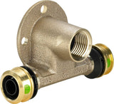 Viega Raxofix-Wandscheiben-T-Stück, d 16mm, Rp 1/2 Siliziumbronze Modell 5324.3, 647803