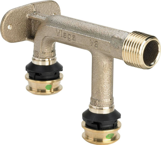 Viega Raxofix-Doppelwandscheibe, d1 20, R 1/2, d2 20 Siliziumbronze Modell 5325.6, 724429