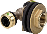 Viega Raxofix-Doppelwanddurchführung, d 16mm, Rp 1/2, G 3/4 Siliziumbronze Modell 5332.81, 647735