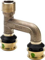 Viega Raxofix-Erweiterungsstück, R 1/2, d1 16, d2 16 Siliziumbronze Modell 5326.31, 647674