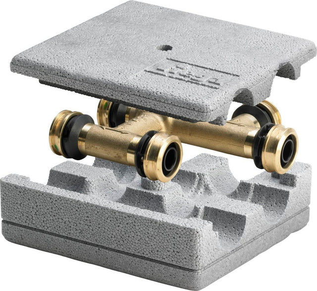 Viega Raxofix-Kreuzungs-T-Stück, d1 25, d2 16, d3 25 Messing Modell 5349, 730772