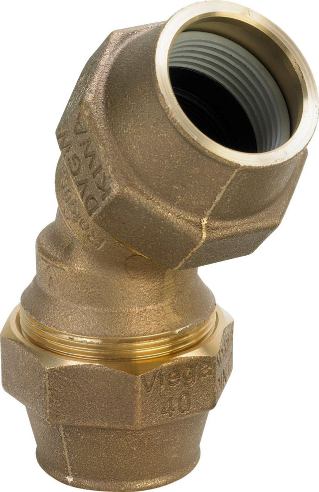 Viega Maxiplex-Bogen 45 Grad, d 50mm Rotguss Modell 9026, 712785