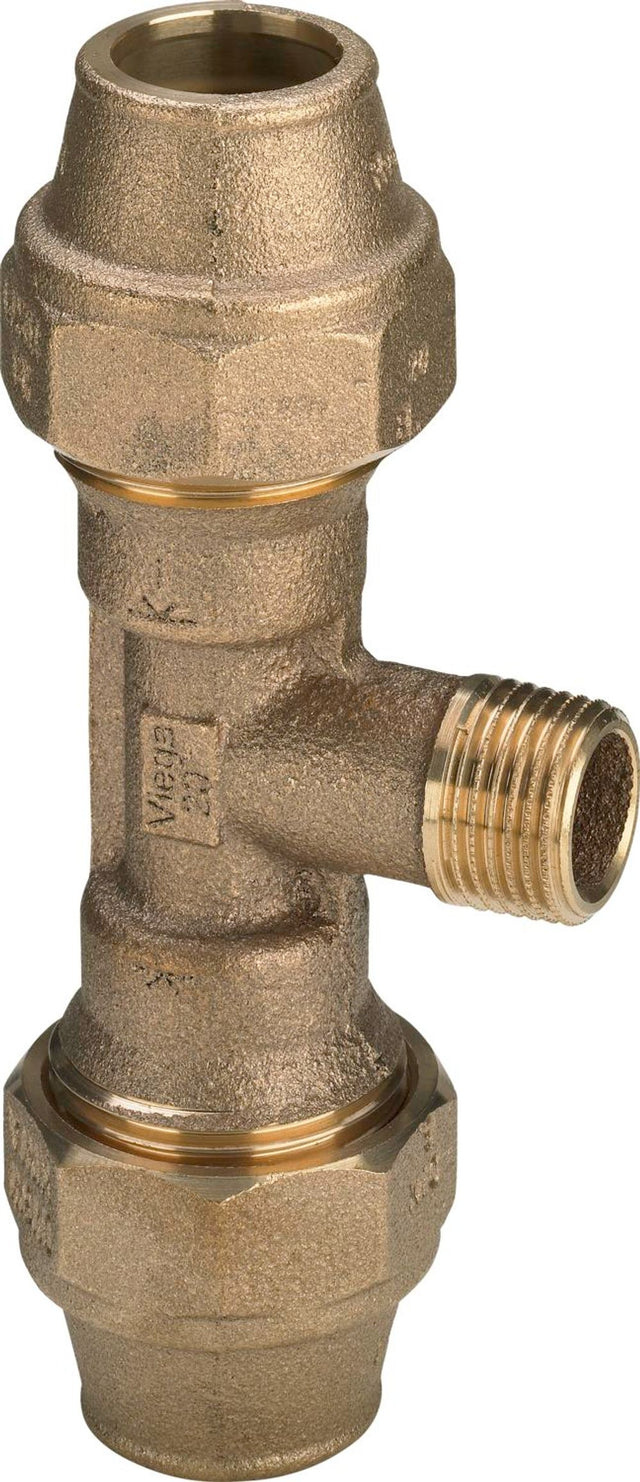 Viega Maxiplex-T-Stück, d 50mm, R nein, Rp 11/4 Rotguss Modell 9052, 277970