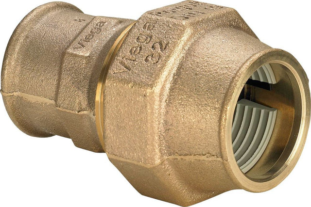 Viega Maxiplex-Übergangsstück, d 50mm, Rp 11/2 Rotguss Modell 9031, 277819
