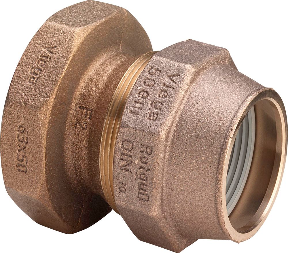 Viega Maxiplex-Reduzierstück, d1 50, d2 40 Rotguss Modell 9019, 280147