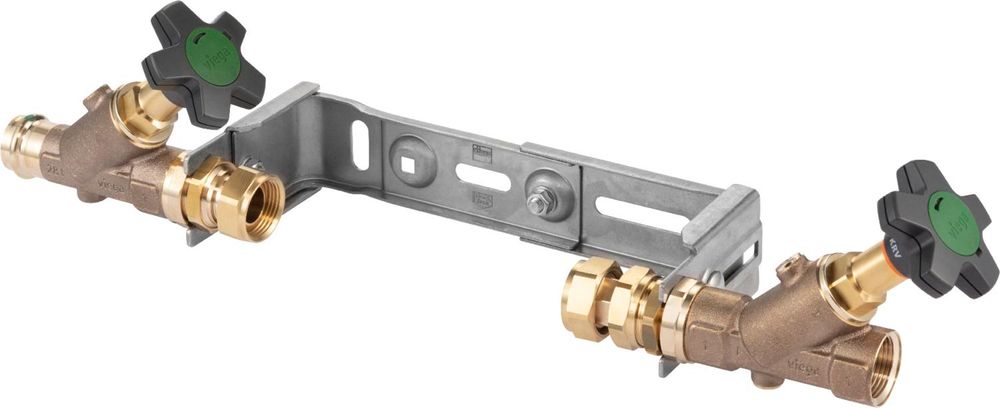 Viega Geopress Easytop-Montageeinheit, Q3 4, Qn 2,5, d 28mm Rotguss oder Siliziumbronze, Edelstahl Modell 2230.12, 629878