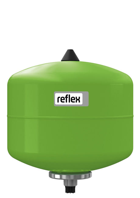 Reflex Refix DD 12, durchströmtes Membran-Druckausdehnungsgefäß, grün, 10/4 bar, 7308200