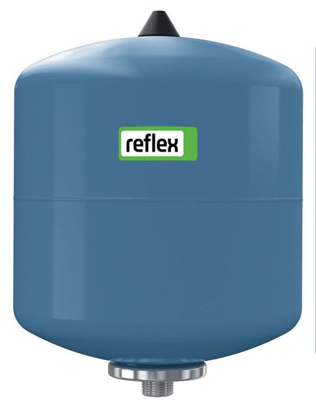 Reflex Refix DE 12, nicht durchströmtes Membran-Druckausdehnungsgefäß, blau, 16/4 bar, Edelstahlanschluss, 7302105