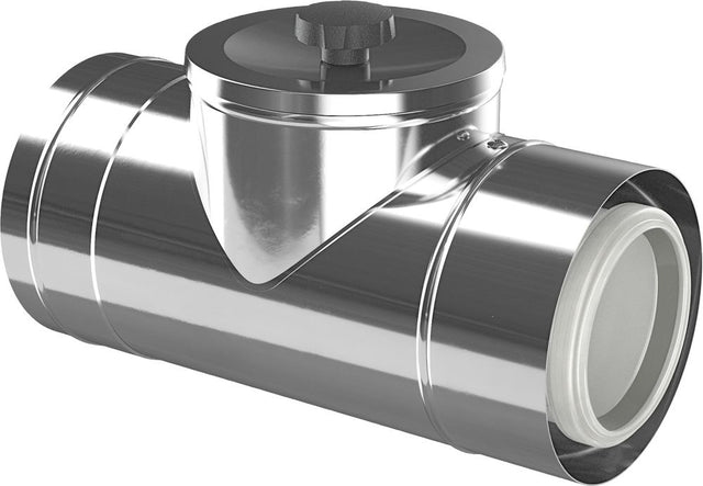 Bosch Abgaszubehör FC-CR110 Rohr mit Prüföffnung d:110/160 Edelstahl, 7738113148